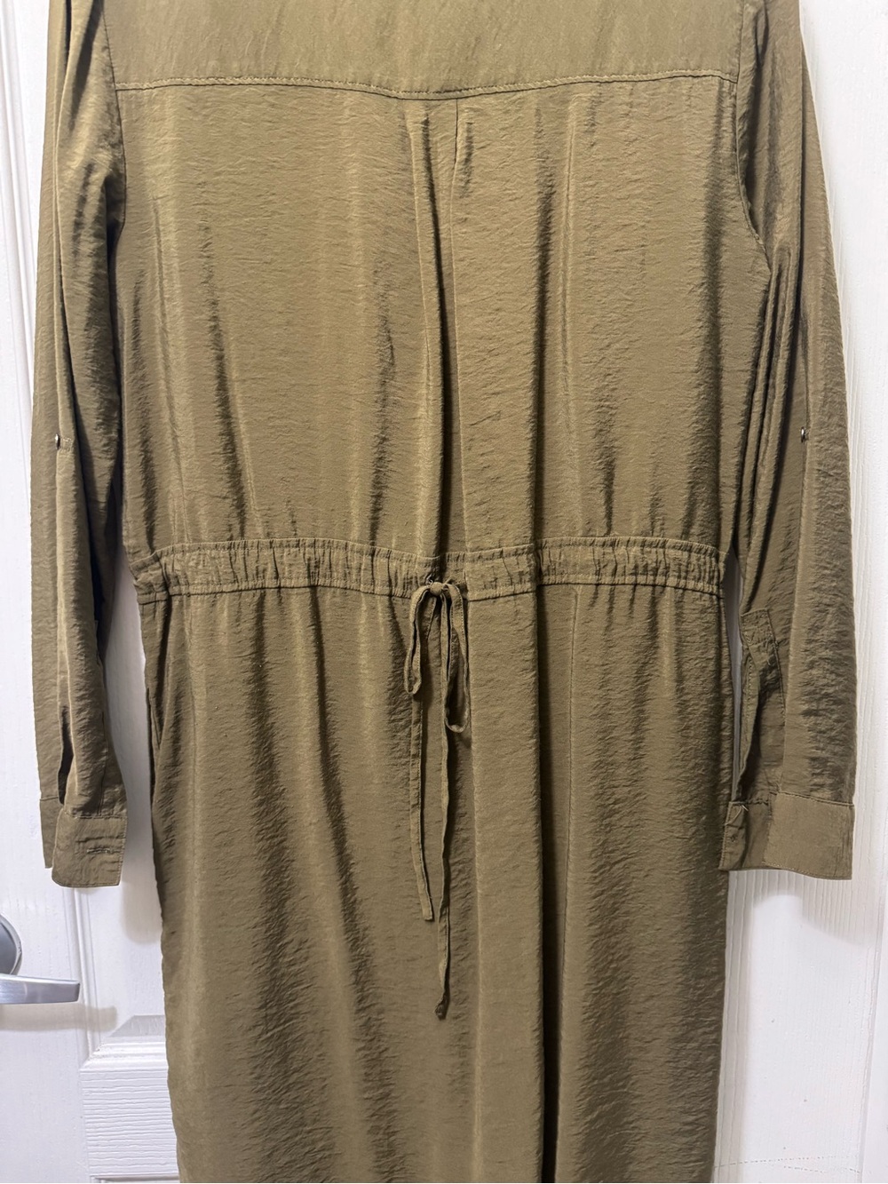 Maeve Drawstring Midi Shirtdress - Picture 7 of 7